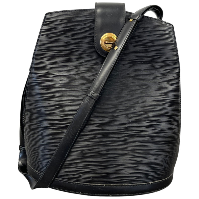Women's Epi Cluny Shoulder Bag Black