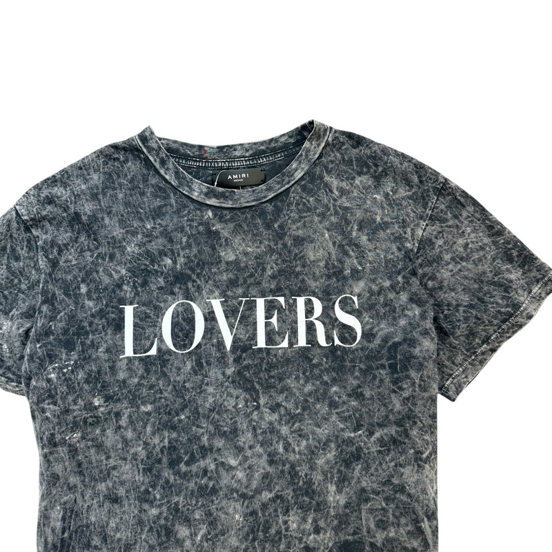 Men's Lovers Logo T-Shirt Grey Size M