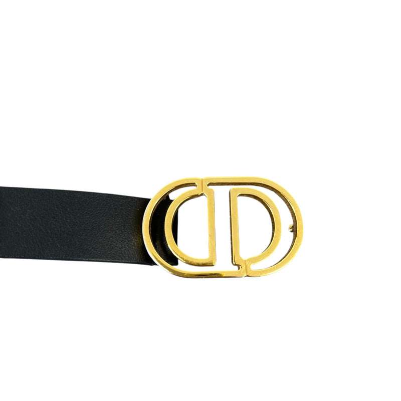 Women's Montaigne CD Logo Belt Black Size W34