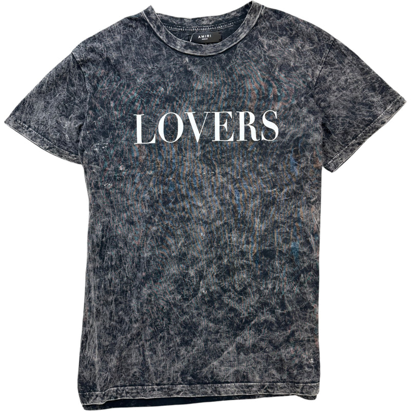 Men's Lovers Logo T-Shirt Grey Size M