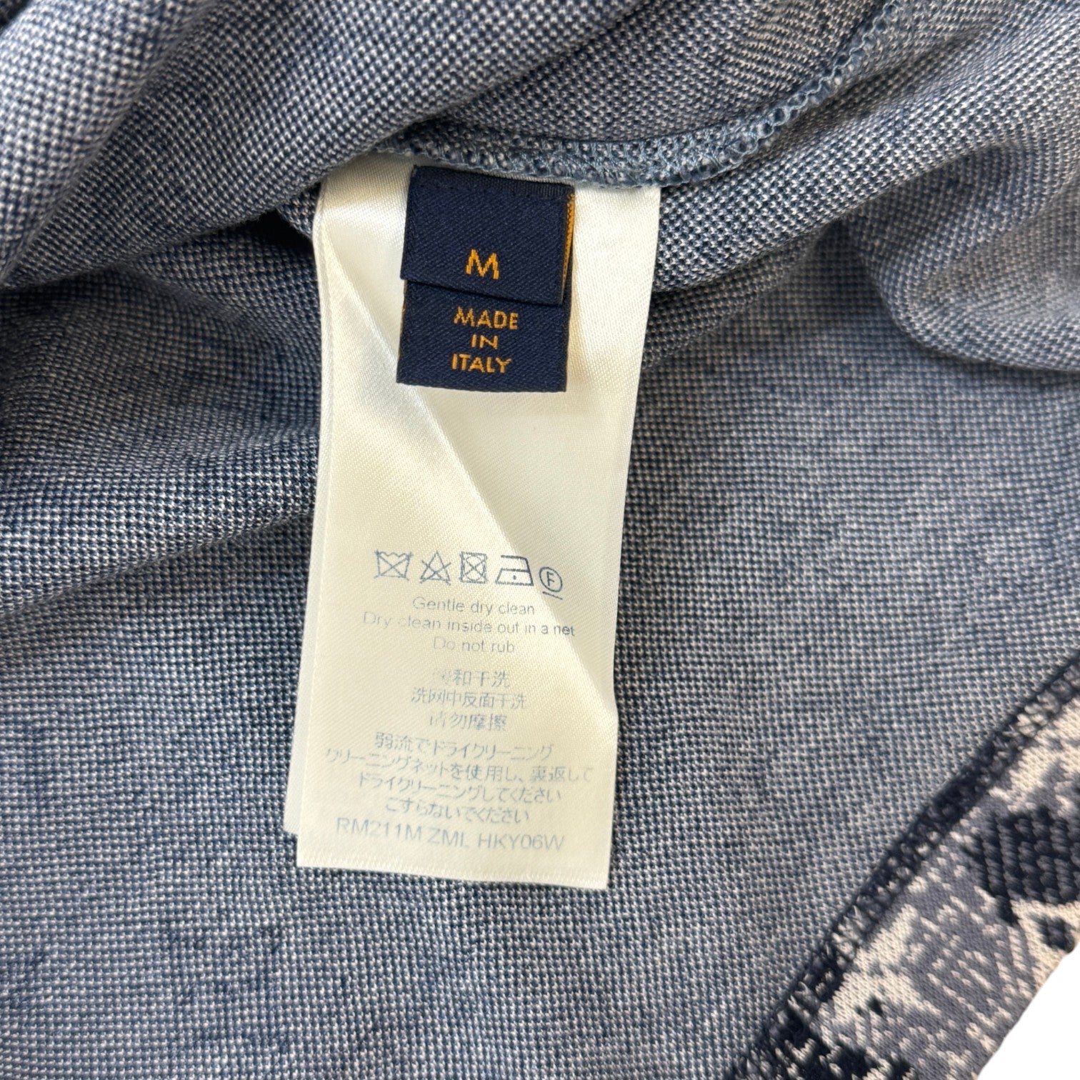 Men's Tapestry Monogram T-Shirt Blue Size M - Photo 6