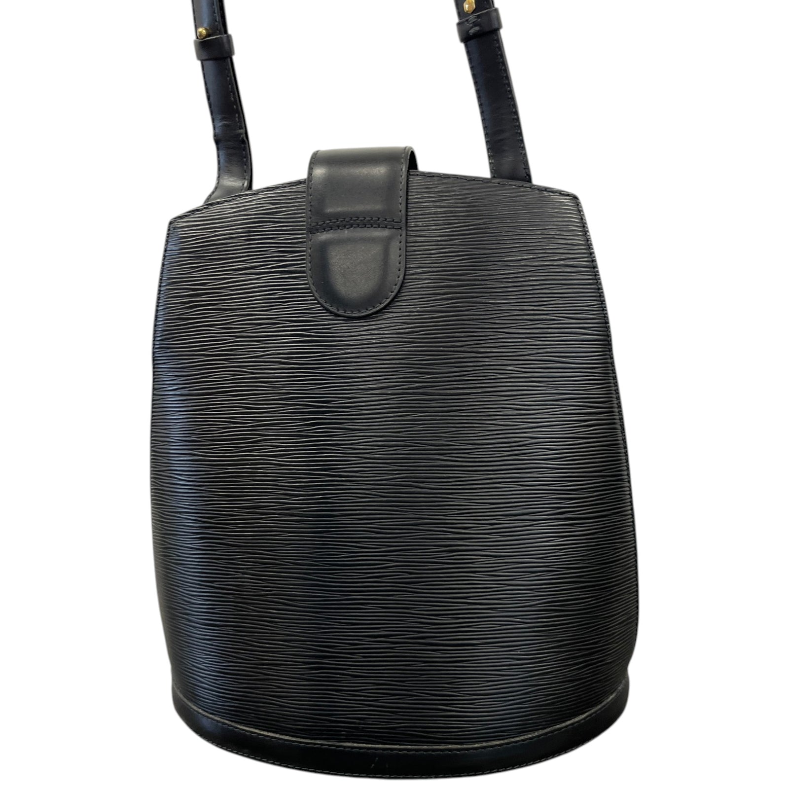 Women's Epi Cluny Shoulder Bag Black - Photo 8
