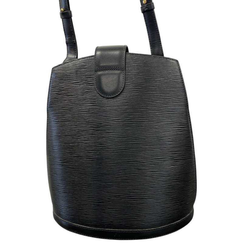 Women's Epi Cluny Shoulder Bag Black