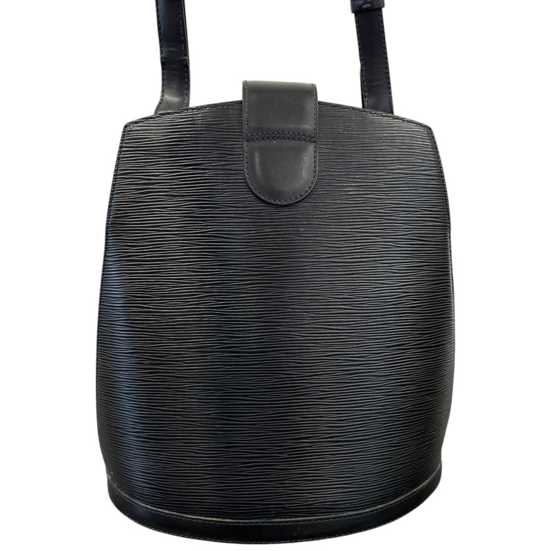 Women's Epi Cluny Shoulder Bag Black