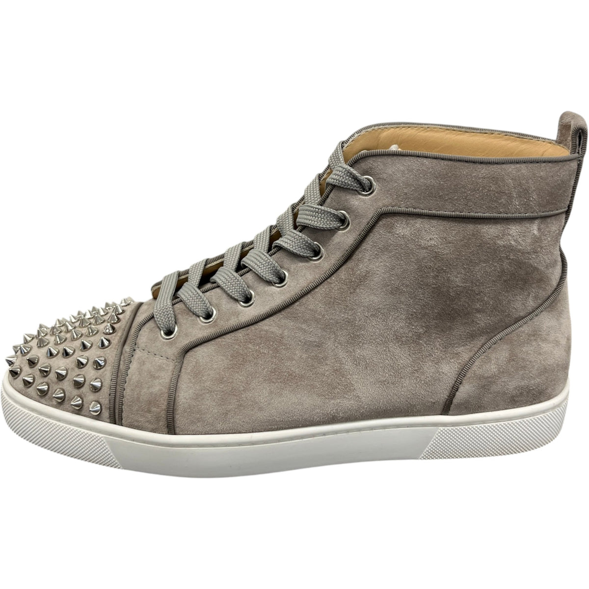 Men's Louis Spikes Orlato Flat High Trainers Grey Size UK 8.5 / EU 42.5 - Photo 5