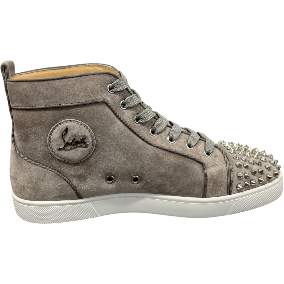 Men's Louis Spikes Orlato Flat High Trainers Grey Size UK 8.5 / EU 42.5 - Photo 4