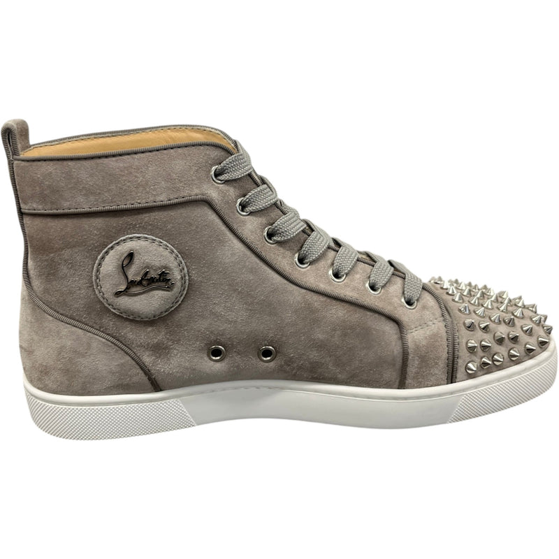 Men's Louis Spikes Orlato Flat High Trainers Grey Size UK 8.5 / EU 42.5