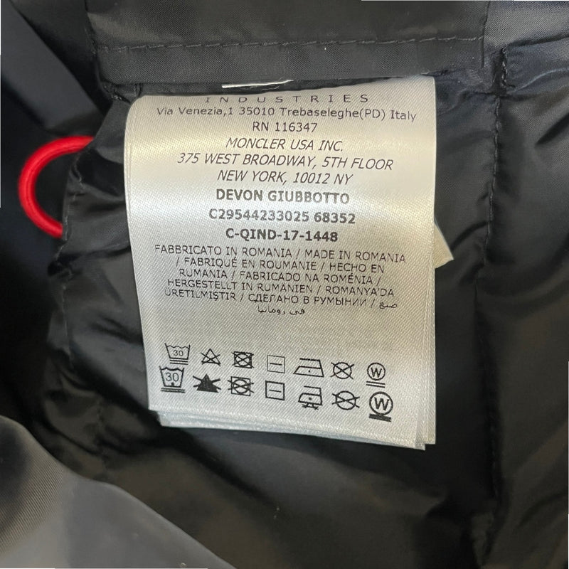 Men's Devon Down Jacket Black Size Age 14