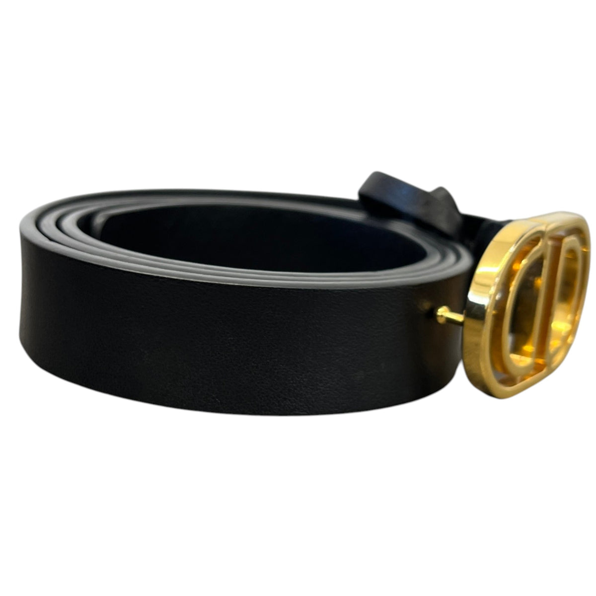 Women's Montaigne CD Logo Belt Black Size W34 - Photo 3