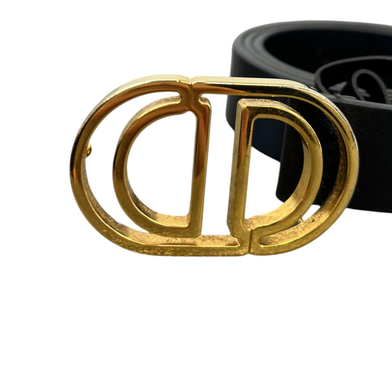 Women's Montaigne CD Logo Belt Black Size W34