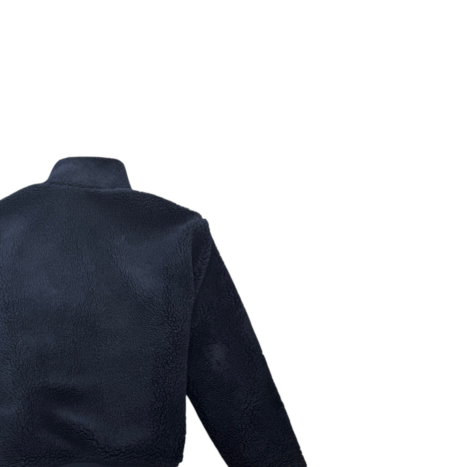 Men's Patch Fleece Jacket Navy Size XXL - Photo 4