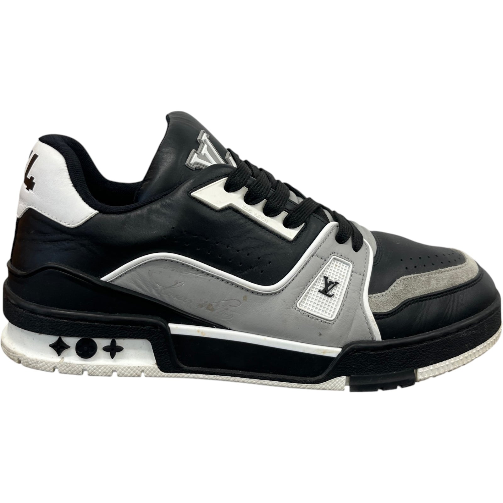 Men's Lv Low Trainers Black Size EU 41 / UK 7 - Photo 1
