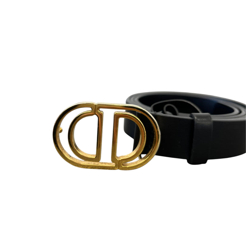 Women's Montaigne CD Logo Belt Black Size W34