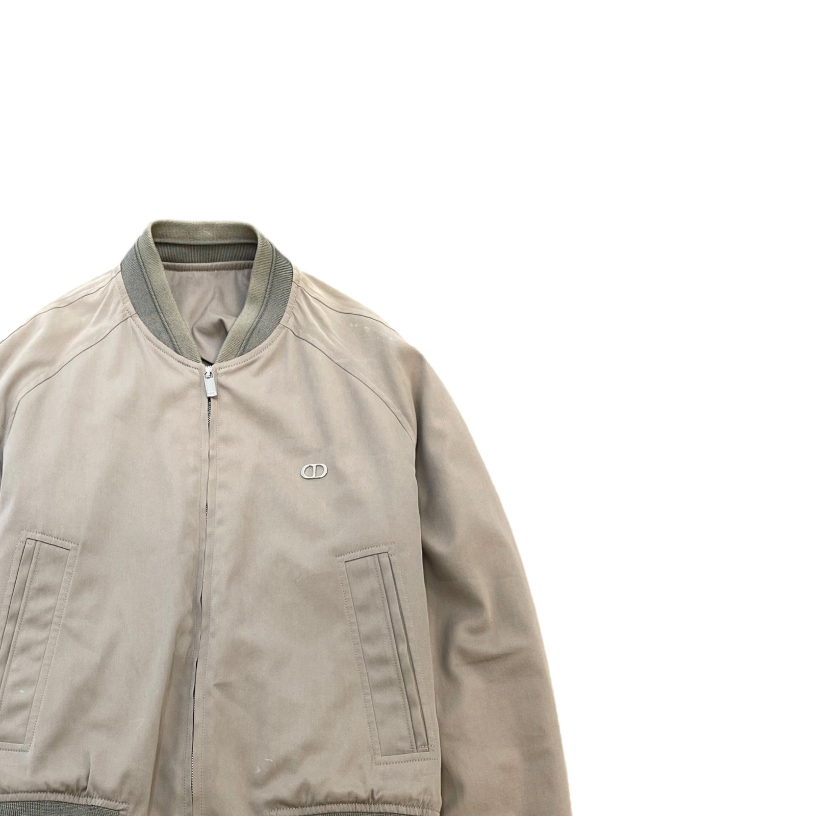 Men's Cd Bomber Jacket Brown Size S - Photo 3