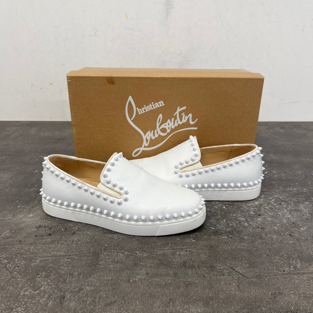 Women's Steckel Flat Lame Loafers White Size UK 3.5 / EU 36.5 - Photo 10