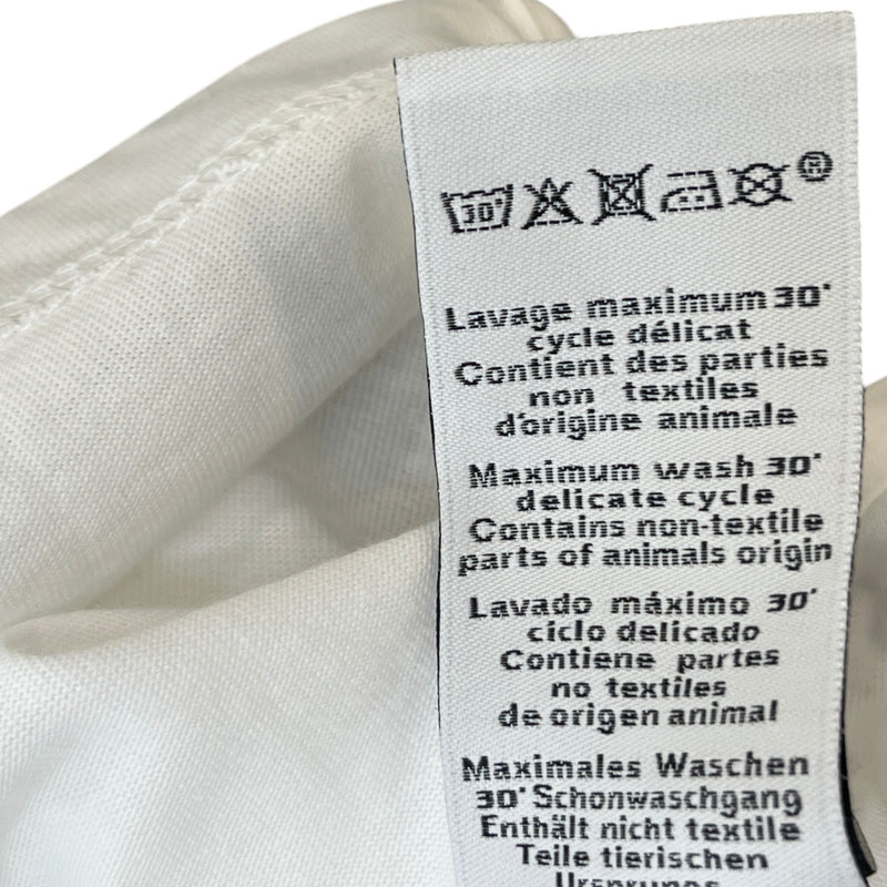 Men's Lambskin Patch T-Shirt White Size XS