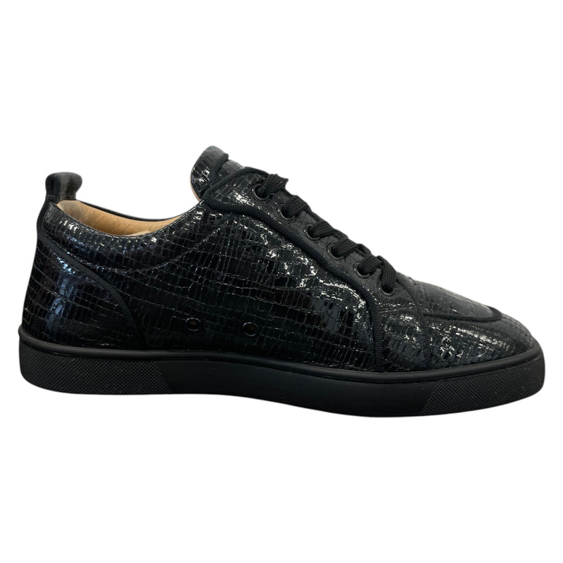 Men's Louis Junior Flat Low Trainers Black Size UK 7 / EU 41