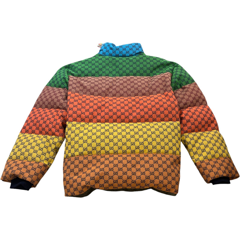 Men's Gg Supreme Colourful Down Jacket Multi-Coloured Size IT 54 / XXL