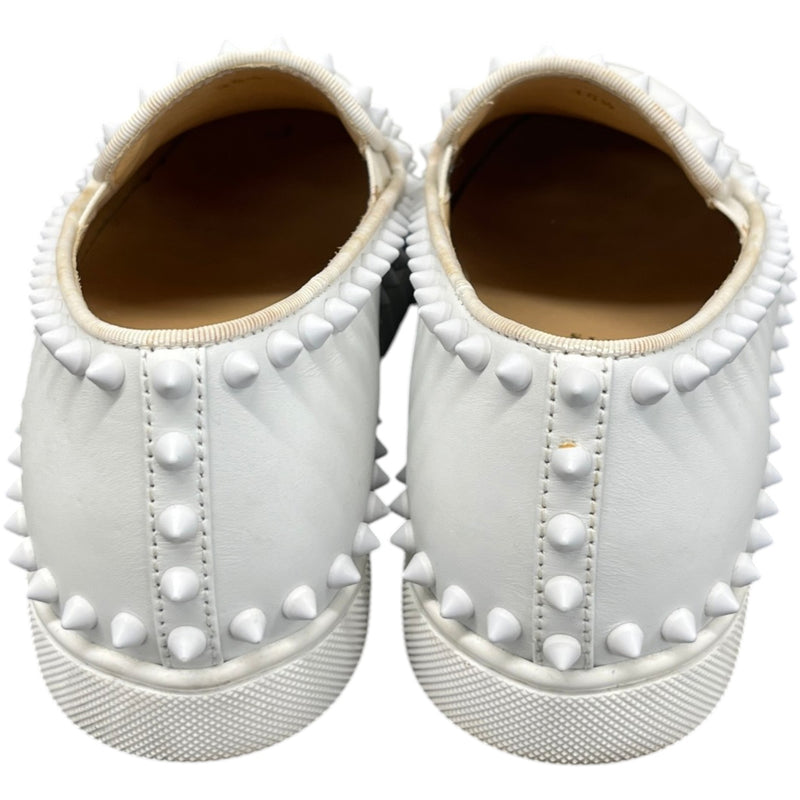Women's Steckel Flat Lame Loafers White Size UK 3.5 / EU 36.5