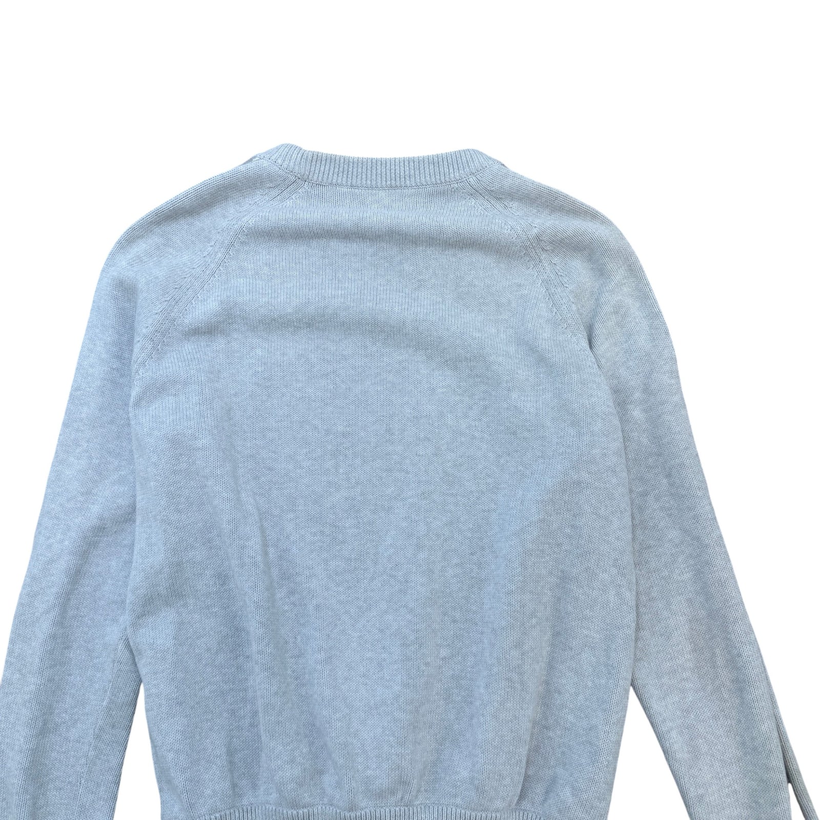 Men's Oblique Jacquard Crewneck Jumper Grey Size L - Photo 4