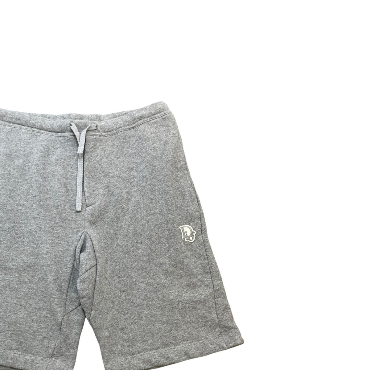 Men's Embroidered Logo Shorts Grey Size S / W30 - Photo 3
