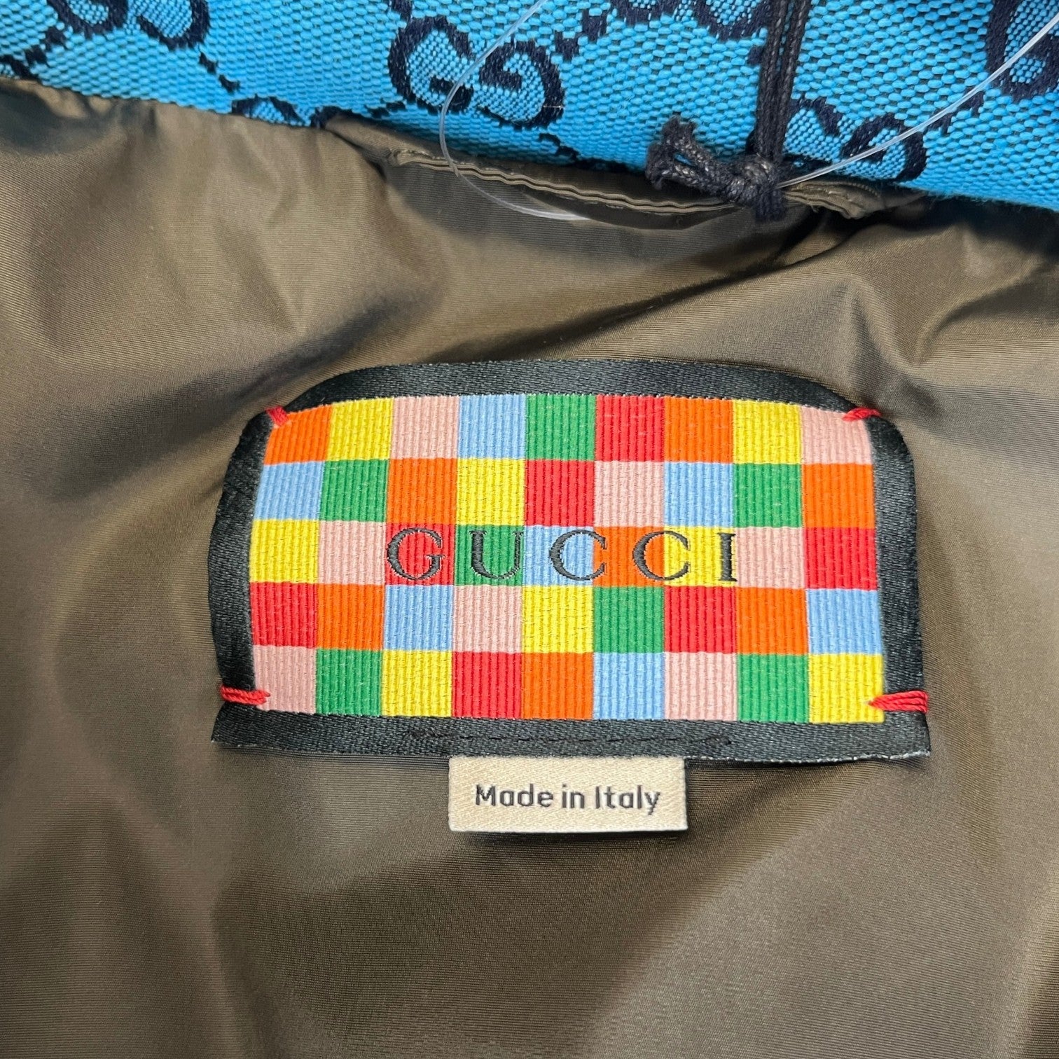 Men's Gg Supreme Colourful Down Jacket Multi-Coloured Size IT 54 / XXL - Photo 7