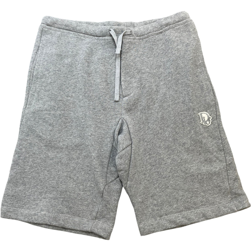 Men's Embroidered Logo Shorts Grey Size S / W30