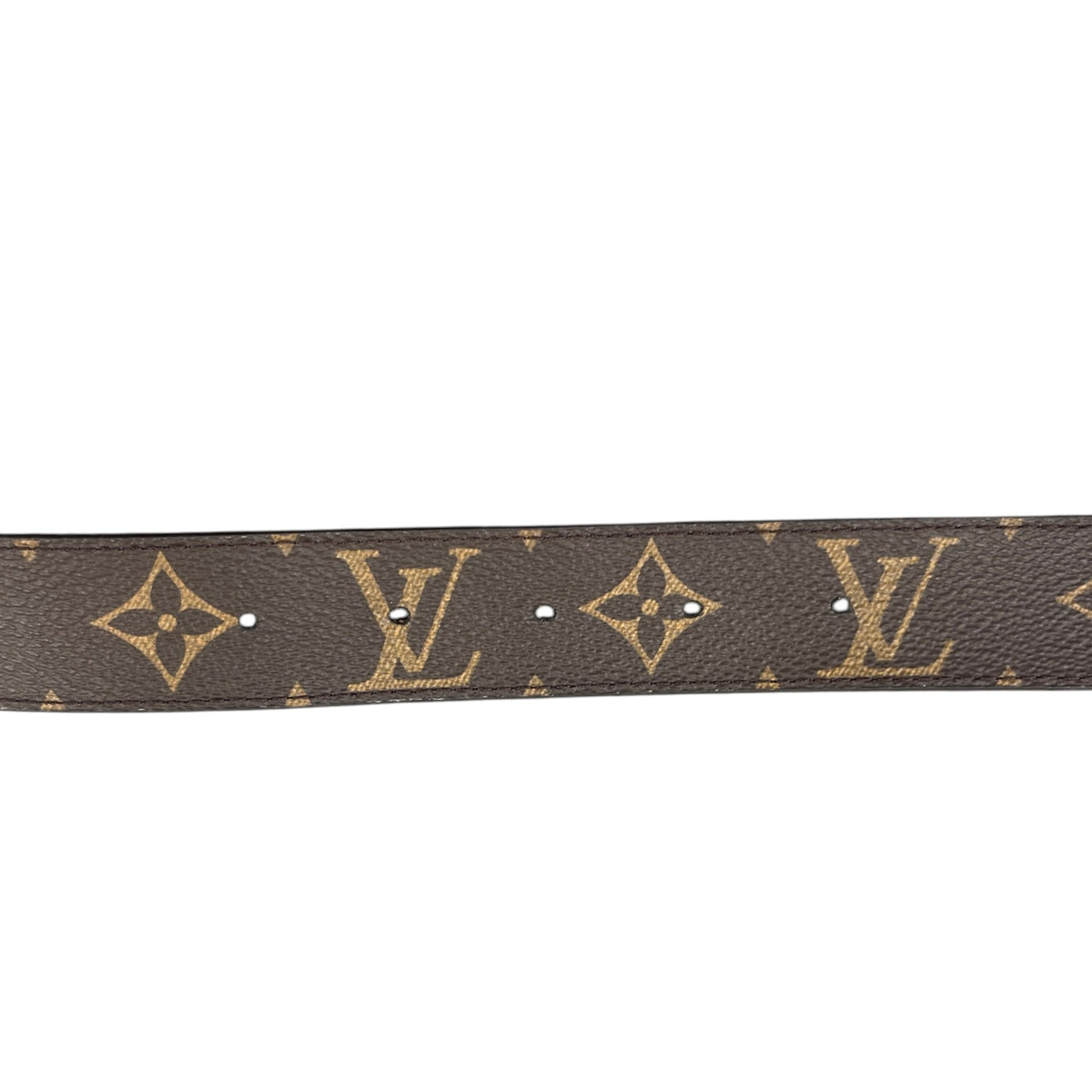 Women's Monogram LV Initiales Reversible Belt Brown Size W38 - Photo 7