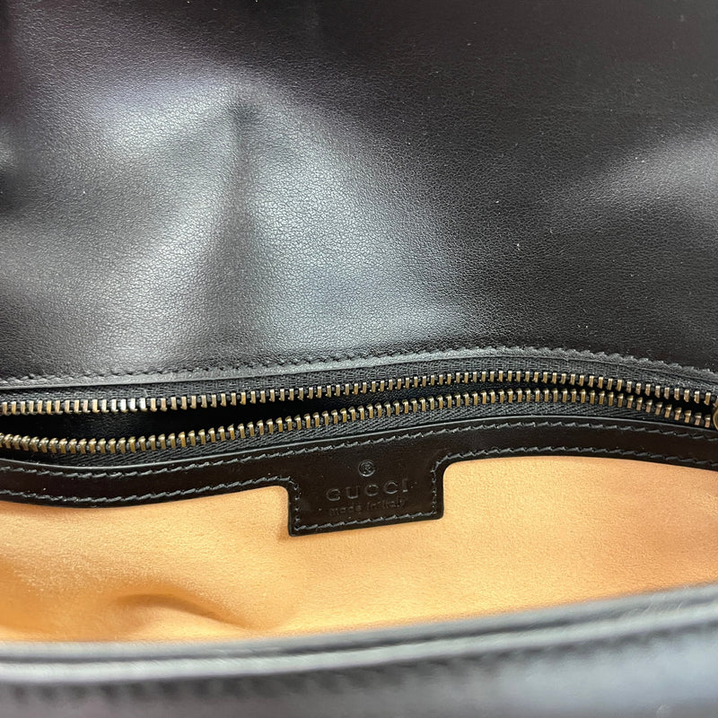 Women's Gg Marmont Flap Bag Black