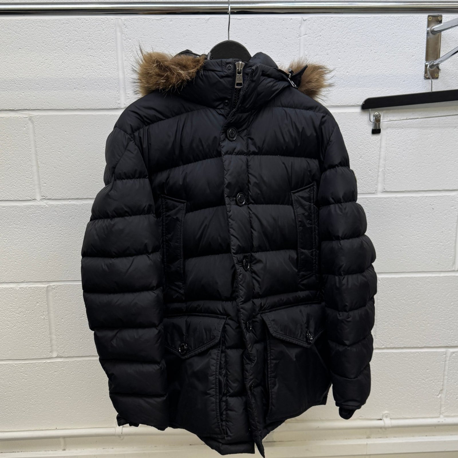 Men's Cluny Down Jacket Black Size 5 / XXL - Photo 8
