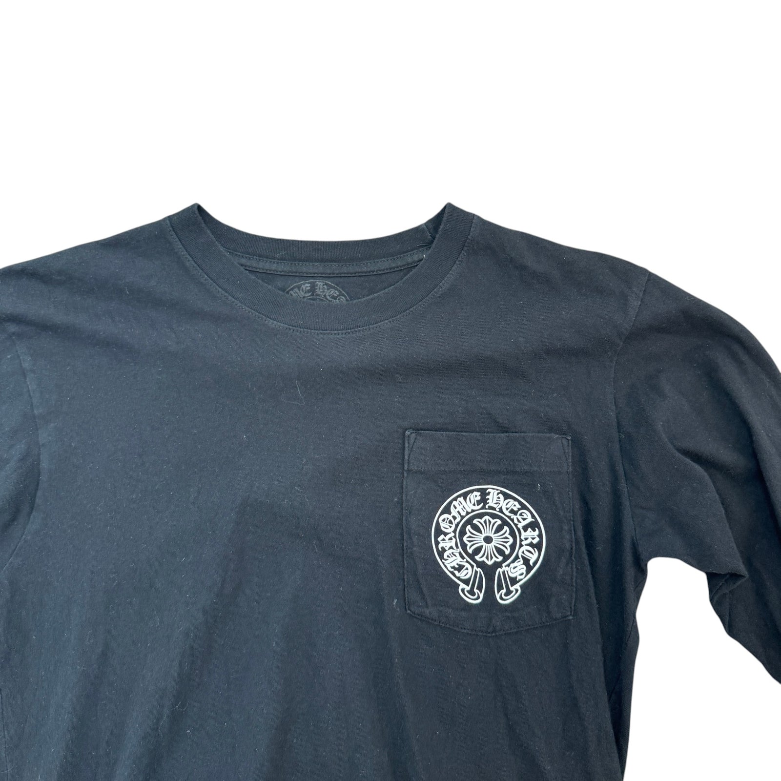 Men's Logo Print Long Sleeve T-Shirt Black Size S - Photo 5