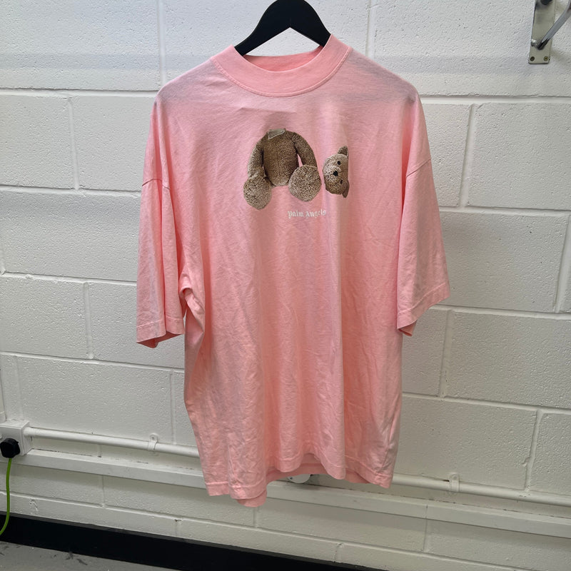 Men's Kill The Bear T-Shirt Pink Size XL