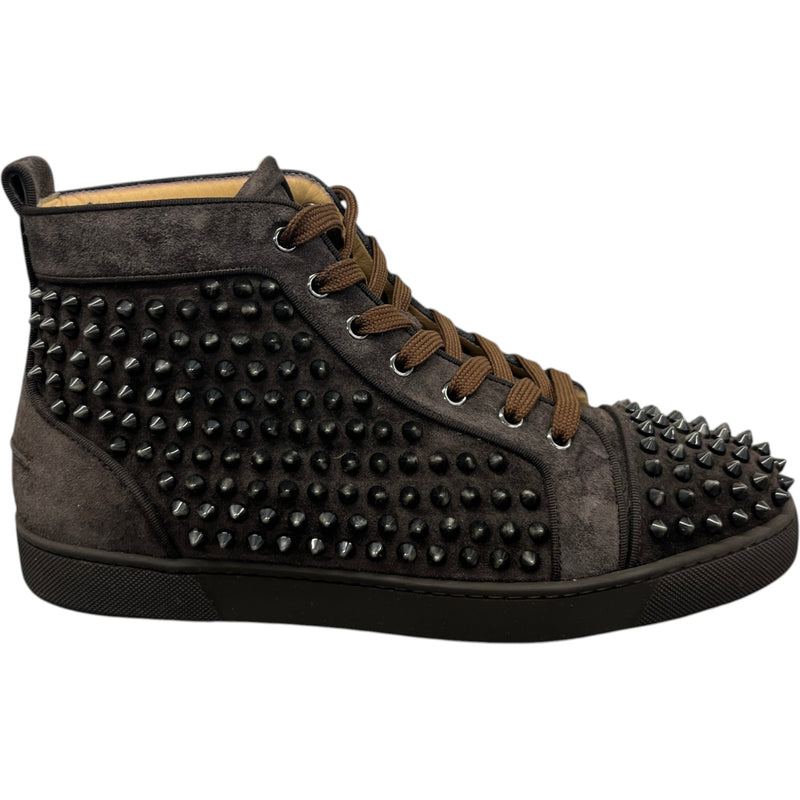 Men's Louis Orlato Flat High Trainers Brown Size UK 8.5 / EU 42.5