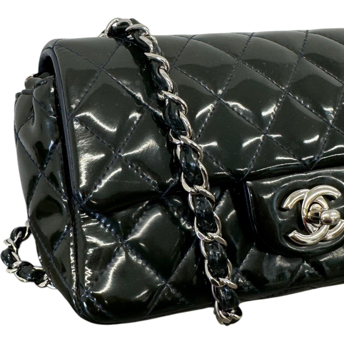 Women's Classic Flap Mini Handbag Green - Photo 5