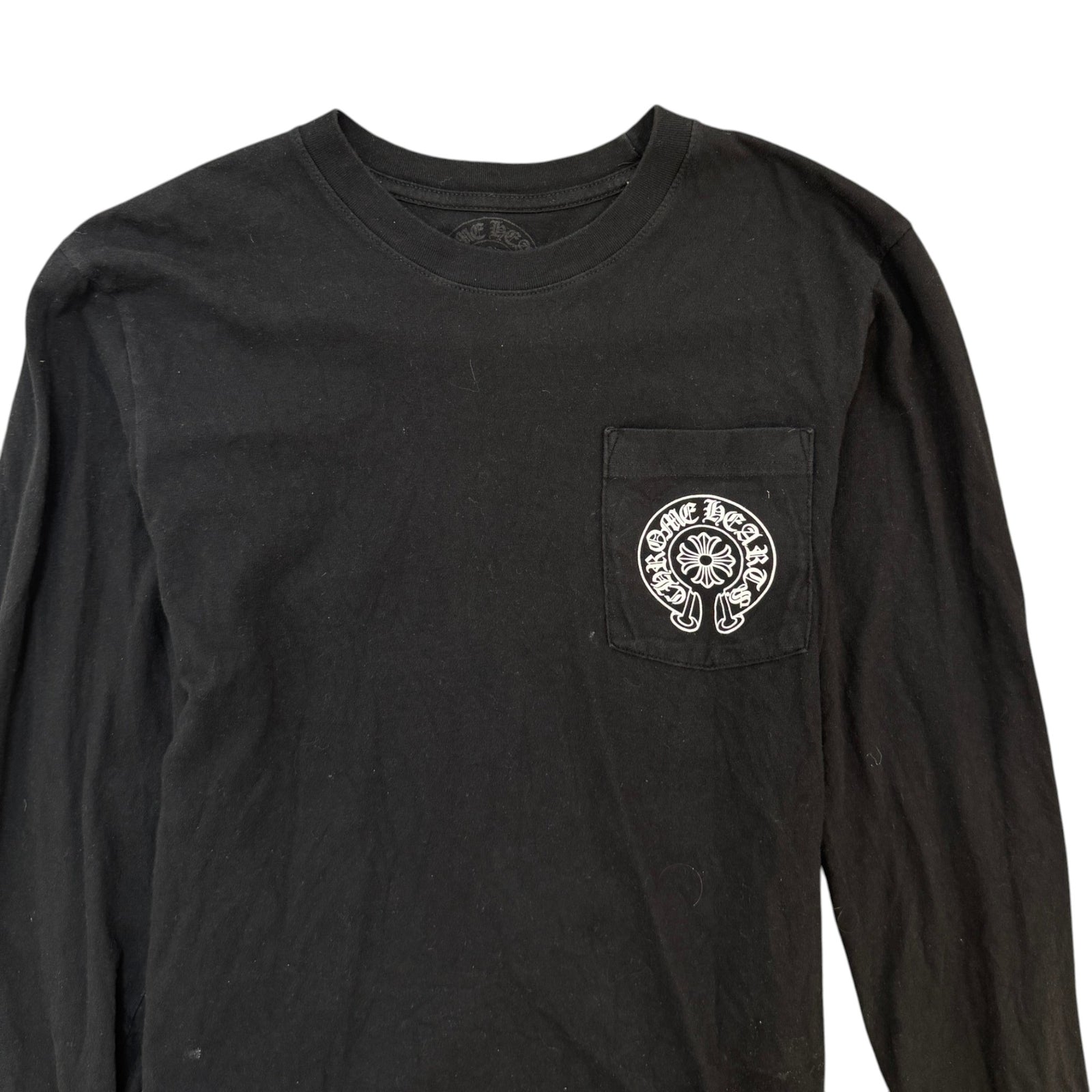 Men's Logo Print Long Sleeve T-Shirt Black Size S - Photo 3
