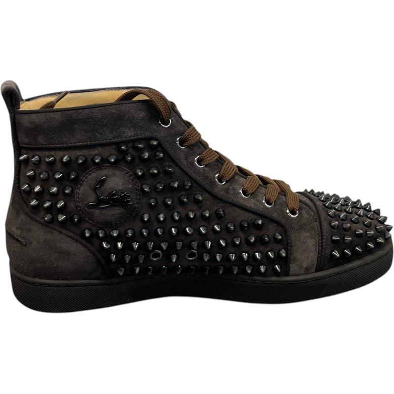 Men's Louis Orlato Flat High Trainers Brown Size UK 8.5 / EU 42.5