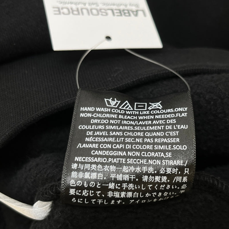 Men's Logo Print Sweatshirt Black Size S