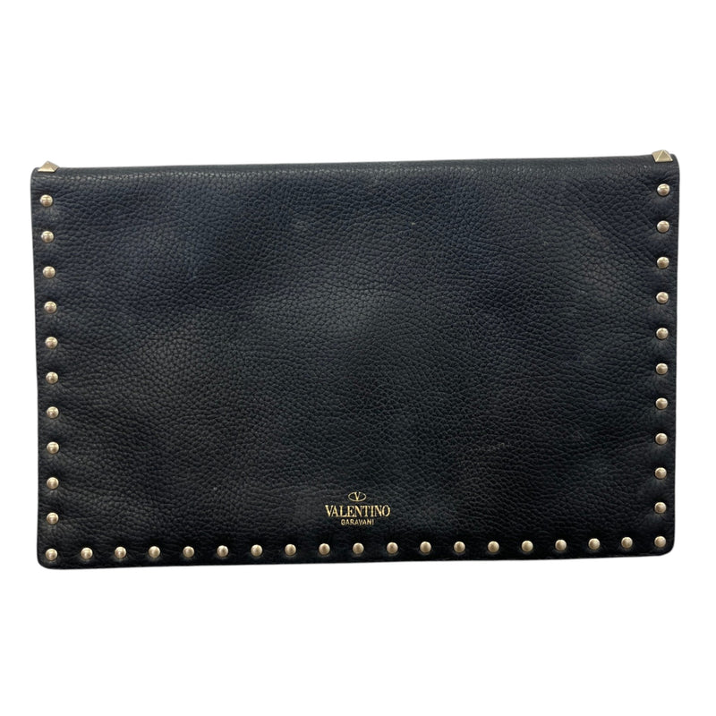 Women's Rockstud Clutch Black