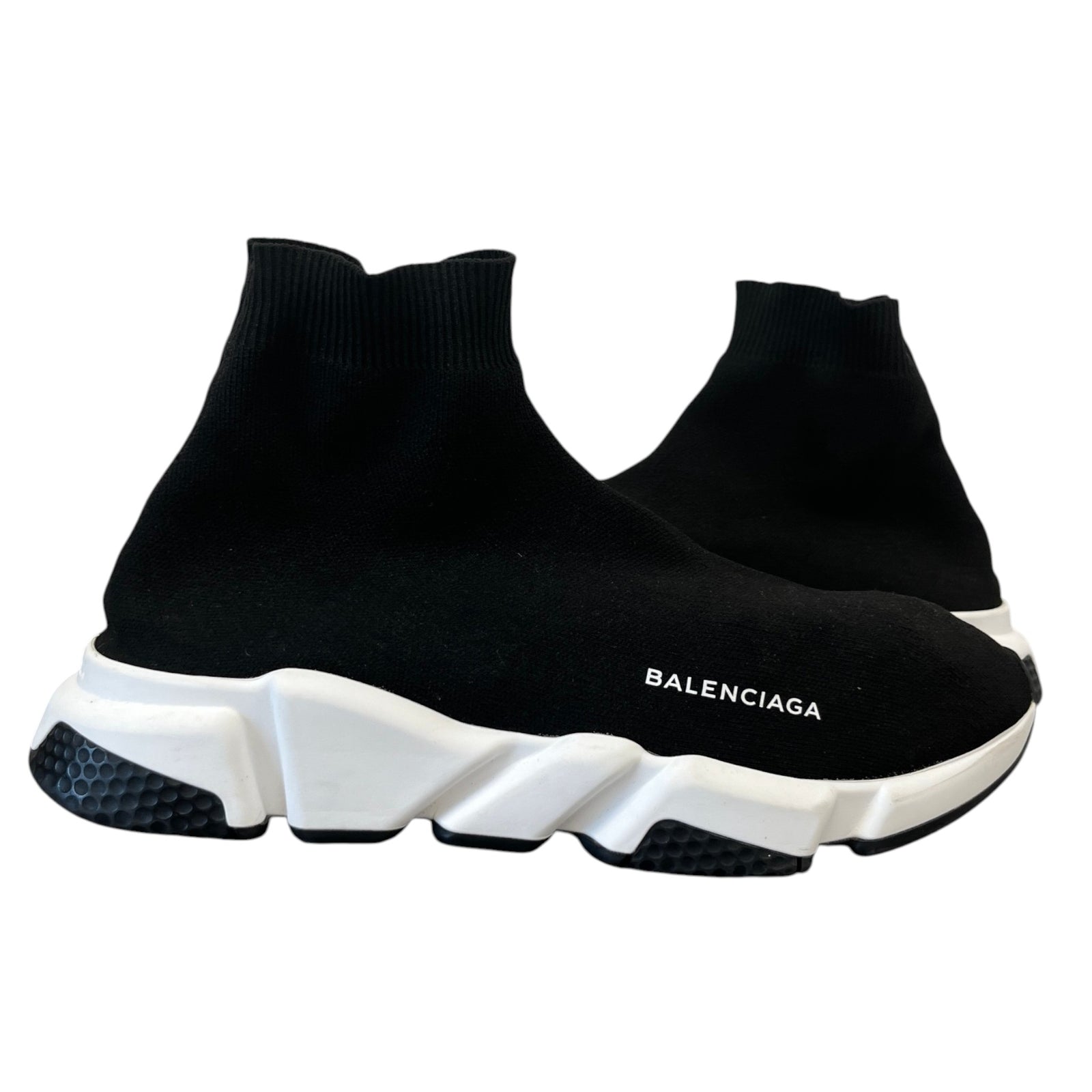 Men's Speed Sock High Trainers Black Size EU 43 / UK 9 - Photo 3