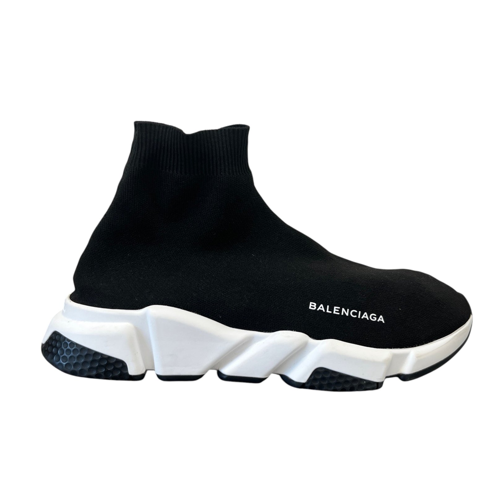 Men's Speed Sock High Trainers Black Size EU 43 / UK 9 - Photo 1