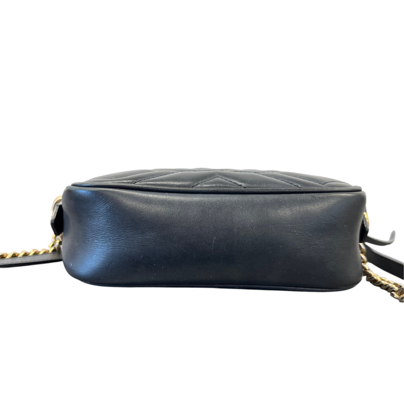 Women's GG Marmont Small Crossbody Bag Black