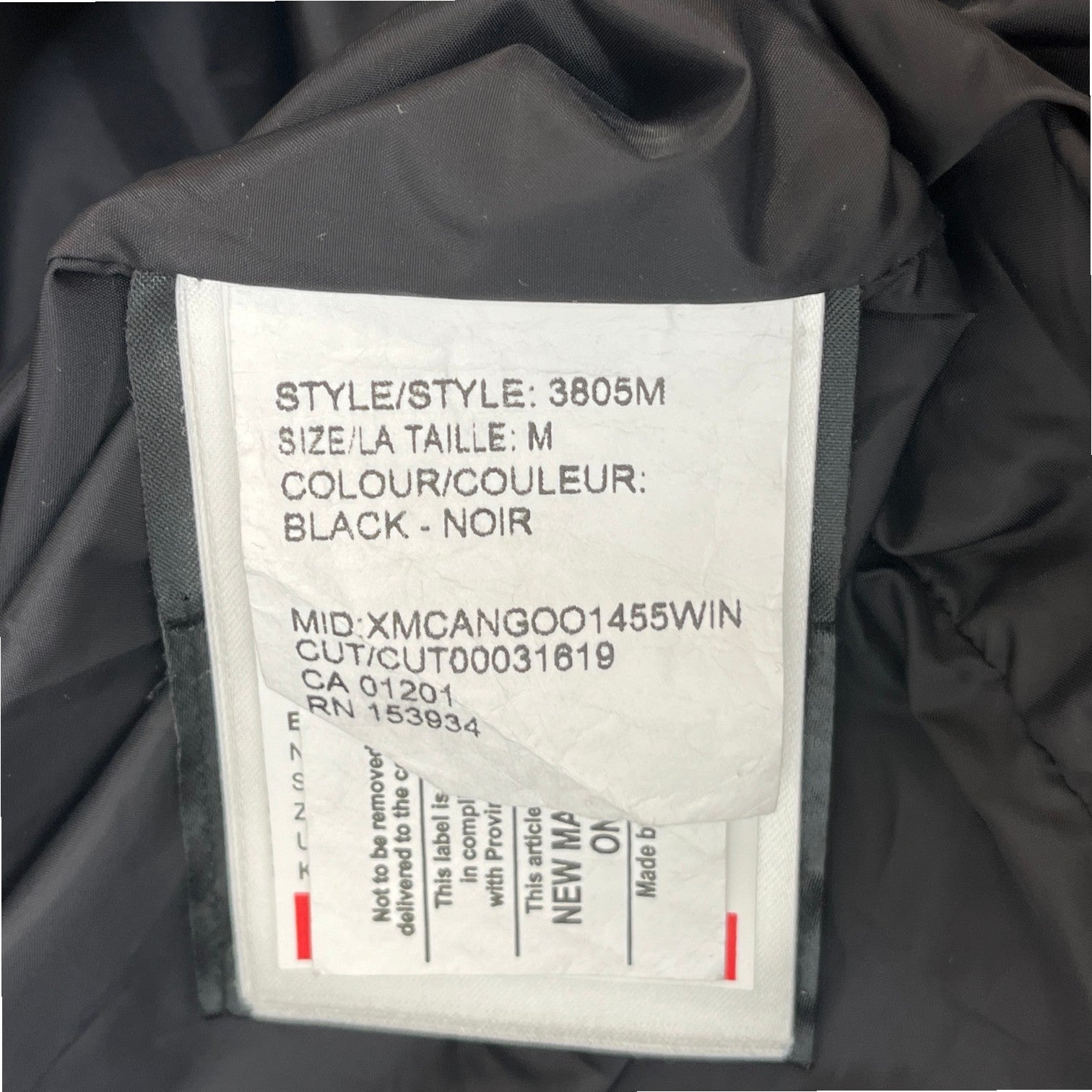 Men's Carson Down Jacket Black Size M - Photo 8