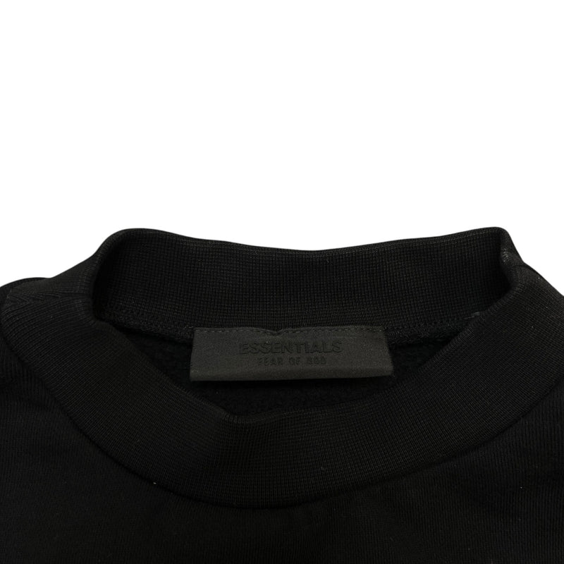 Men's Logo Print Sweatshirt Black Size S