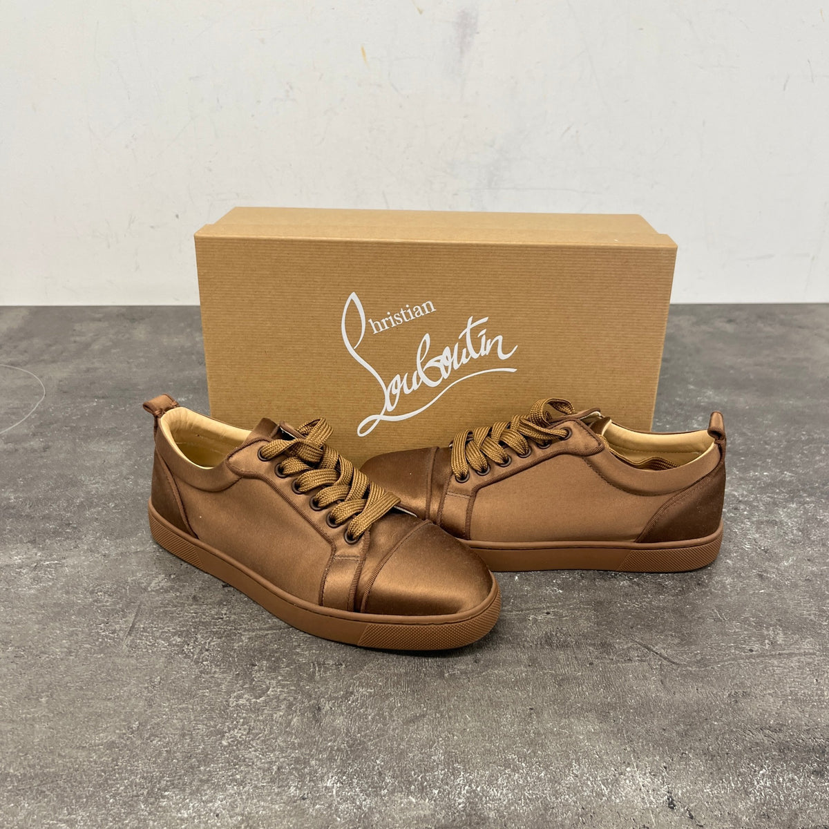 Women's Louis Junior Orlato Flat Low Trainers Brown Size UK 4 / EU 37 - Photo 10