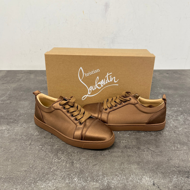 Women's Louis Junior Orlato Flat Low Trainers Brown Size UK 4 / EU 37