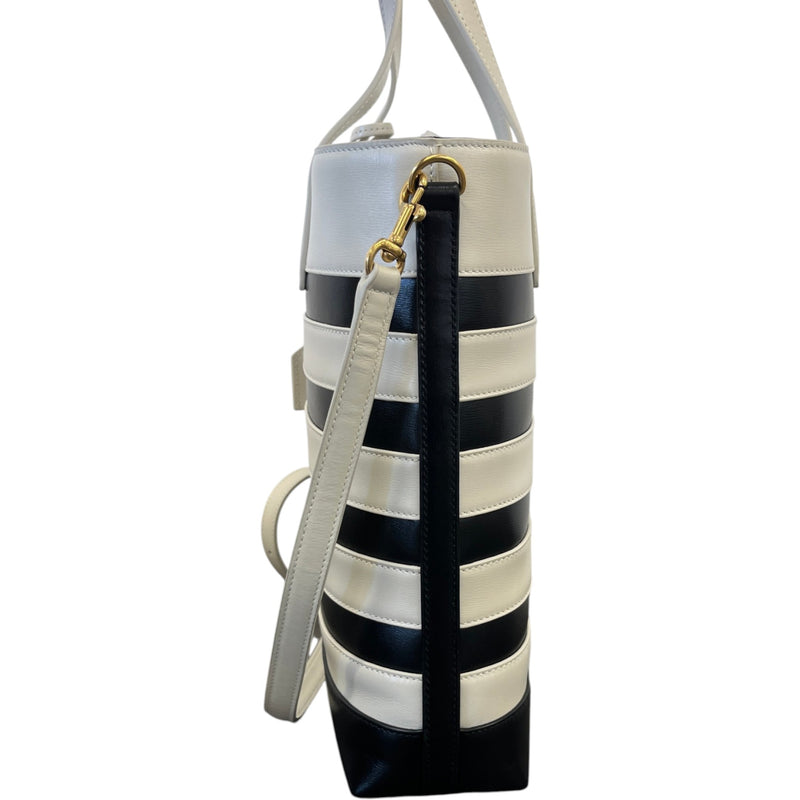 Women's Shopping Toy In Leather Bag Black