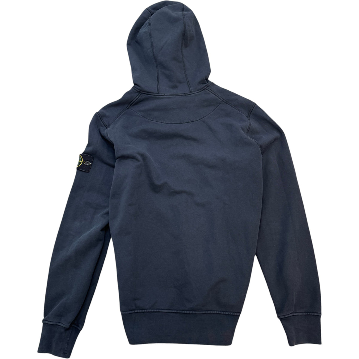 Men's Applique Logo Zip Hoodie Navy Size M - Photo 2