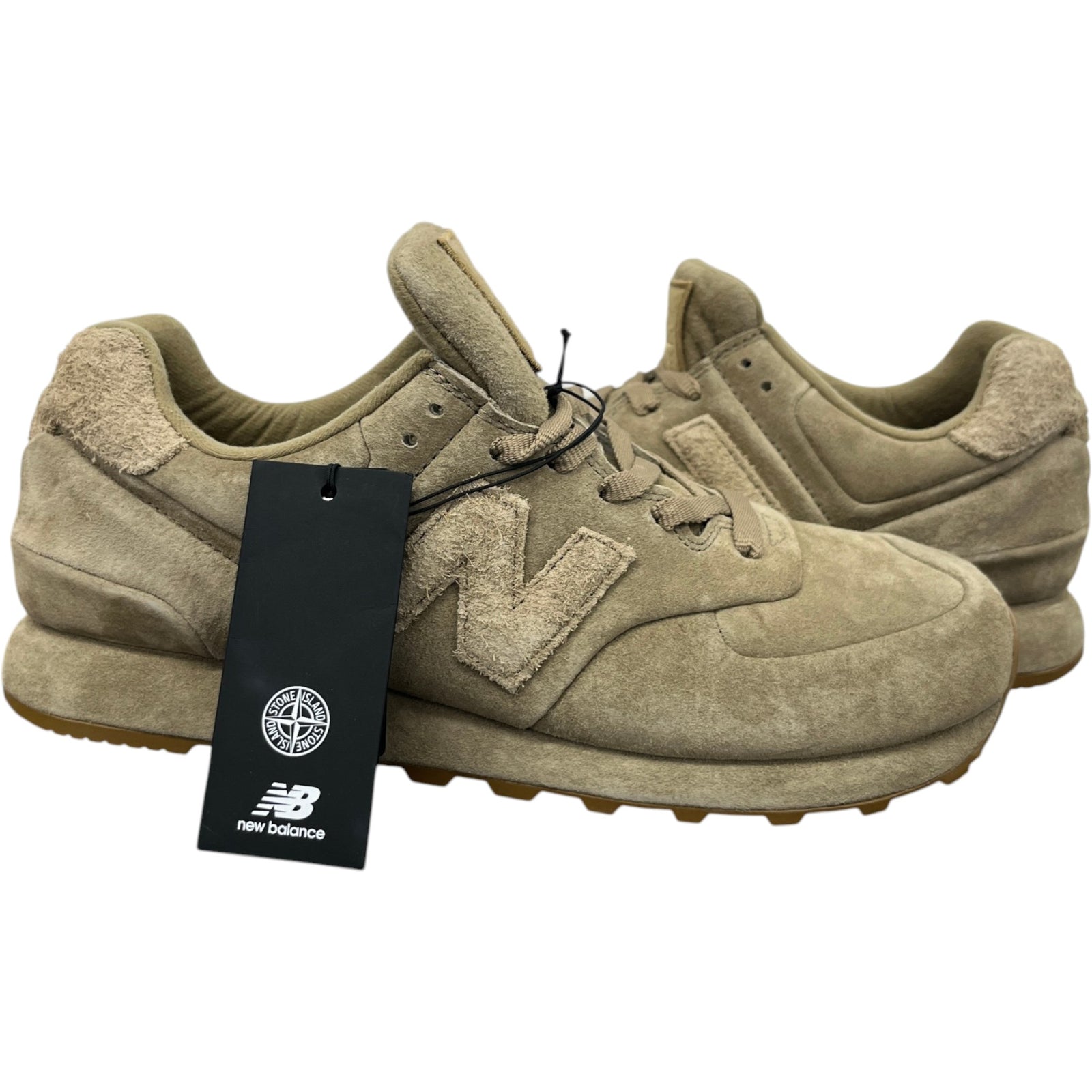 Men's New Balance 574 Ghost Low Trainers Khaki Size EU 44 / UK 10 - Photo 3