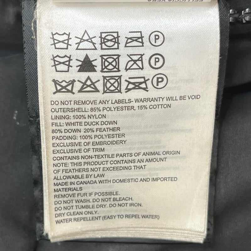 Men's Wyndham Parka Down Jacket Black Size XXL