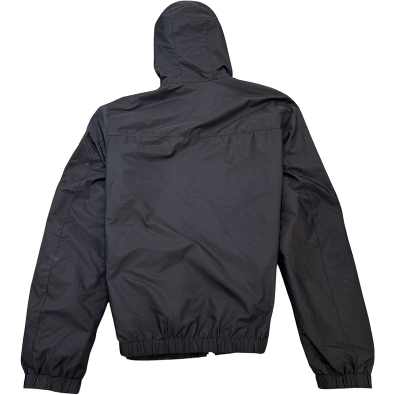 Men's Re-Nylon Plaque Logo Windbreaker Black Size IT 48 / M